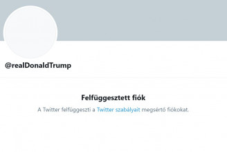 Végleg felfüggesztette a Twitter Trump fiókját