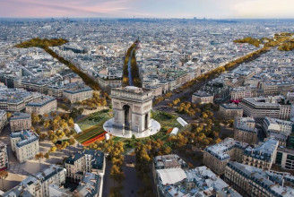 Különleges kertté alakítják át Párizs ikonikus sugárútját, a Champs-Élysées-t