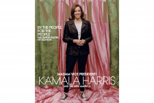 Tornacipőben tették ki Kamala Harrist a Vogue címlapjára, lett is belőle botrány