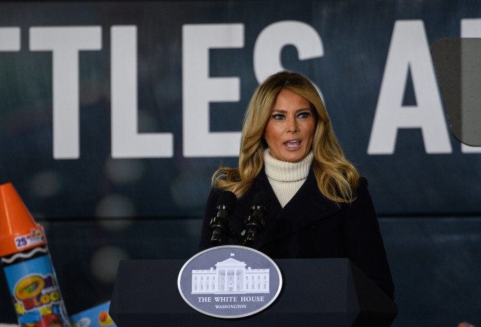 Melania Trump 2020. december 8-án, Washington D.C.-ben – Fotó: NICHOLAS KAMM / AFP