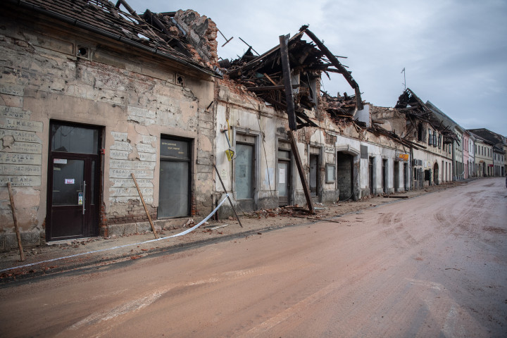 Petrinja a földrengés után 2020. december 30-án – Fotó: Bődey János / Telex