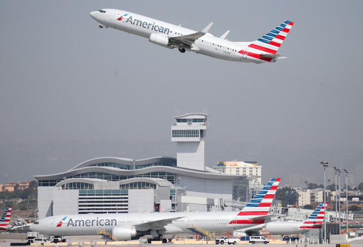 A Los Angeles-i nemzetközi repülőtér (LAX) 2020. október 1-jén – Fotó: MARIO TAMA / GETTY IMAGES NORTH AMERICA / GETTY IMAGES VIA AFP