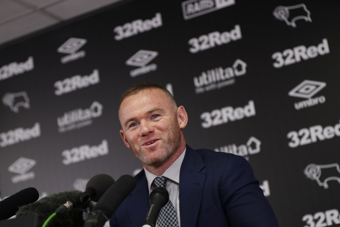 Wayne Rooney 2019. augusztus 6-án, Derbyben – Fotó: Darren STAPLES / AFP