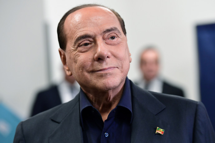 Silvio Berlusconi 2019. május 26-án, Milánóban – Fotó: Miguel MEDINA / AFP