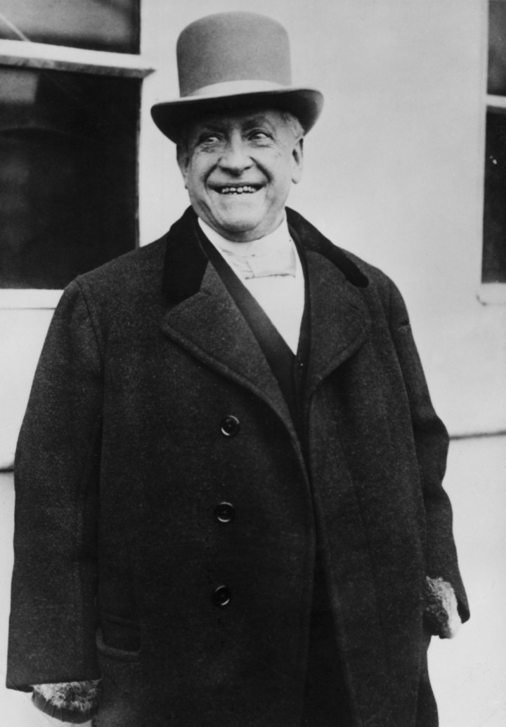 William Leverhulme egy amerikai utazáson 1919-ben – Fotó: Keystone/Hulton Archive/Getty Images