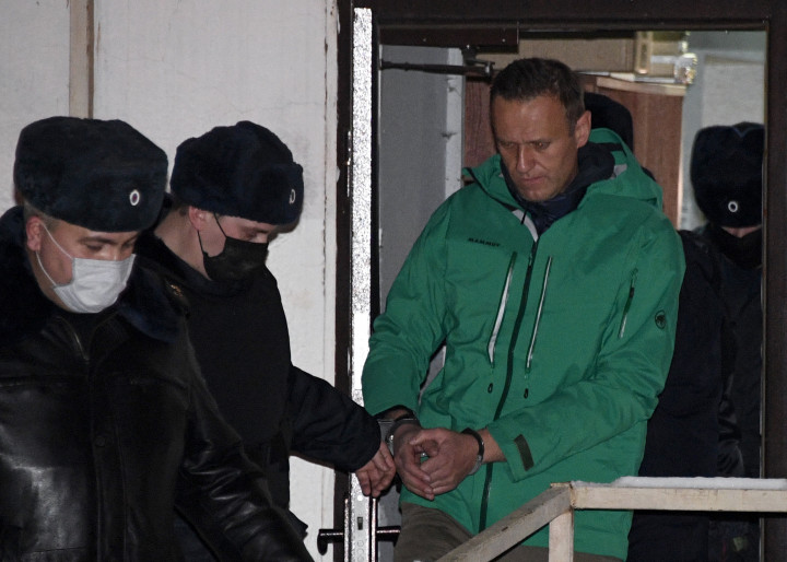Navalnij őrizetbe vétele – Fotó: Alexander NEMENOV / AFP