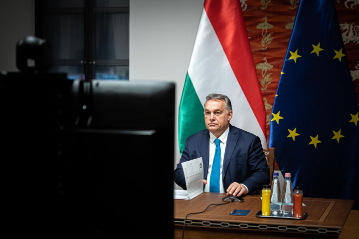 A magyar kormányfő az uniós csúcs előtt a visegrádi négyek képviselőivel is egyeztetett Fotó: Orbán Viktor Facebook-oldala