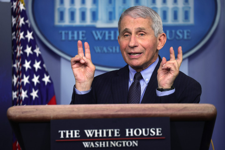 Dr. Anthony Fauci 2021. január 21-én, Washingtonban – Fotó: ALEX WONG / GETTY IMAGES NORTH AMERICA / GETTY IMAGES VIA AFP
