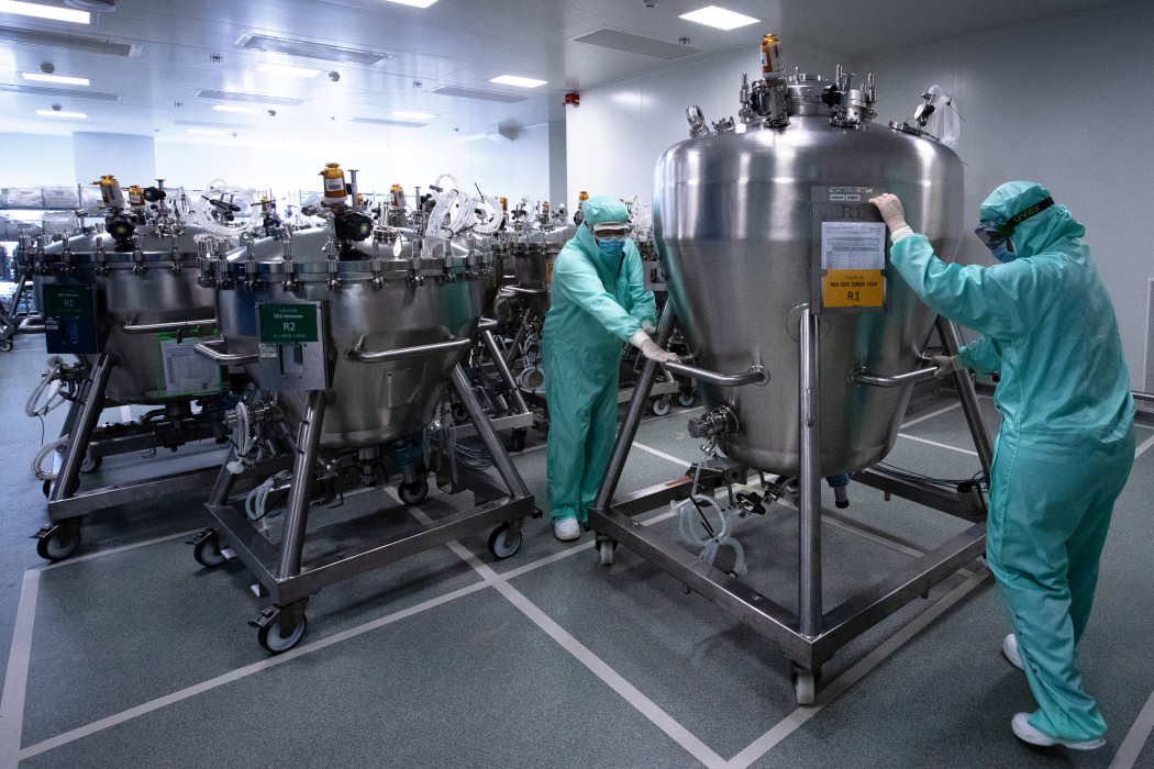 A Sanofi Val-de-Reuil-i központjaFotó: Joel Saget/AFP