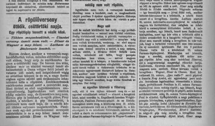 A Népszava 1910. június 10-i száma – Forrás: Arcanum Digitális Tudománytár