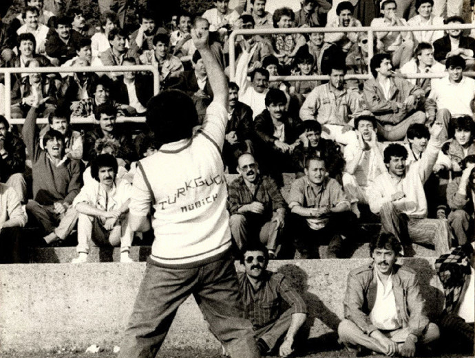 A Türkgücü szurkolói a 70-es évek vége körül – Fotó: turkgucu.de