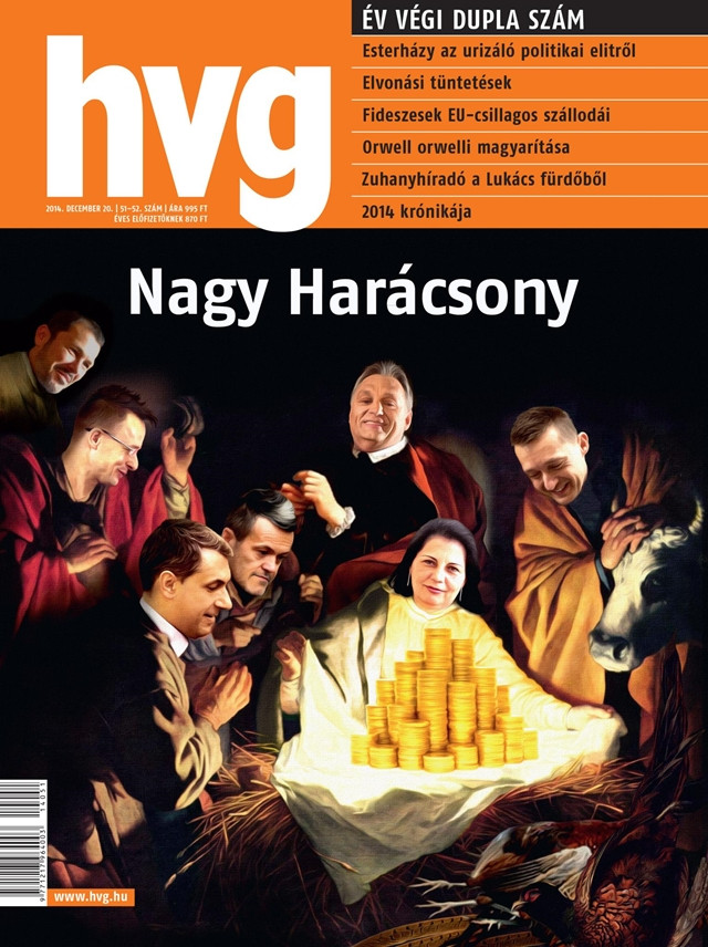 A HVG 2014-es évvégi címlapja – Fotó: Hvg.hu