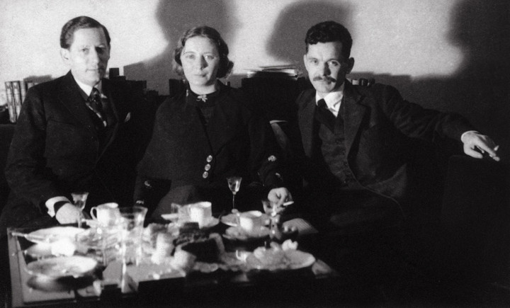 Barta István, Szántó Judit és József Attila 1935-ben – Forrás: PIM