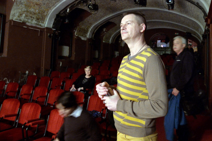 Frenkó Zsolt rendező Moliére Tartuffe című vígjátékának próbáján 2014-ben – Fotó: Máthé Zoltán / MTI