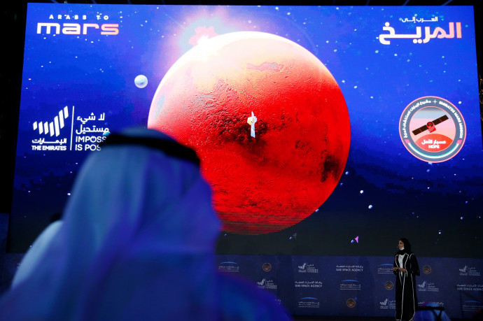 Mars körüli pályára állt az Egyesült Arab Emírségek űrszondája