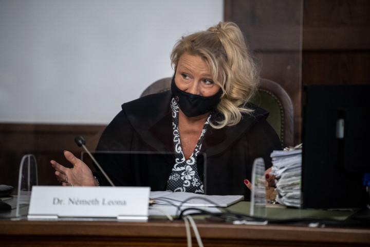 Dr. Németh Leona tanácselnök 2021. február 10-én – Fotó: Bődey János / Telex