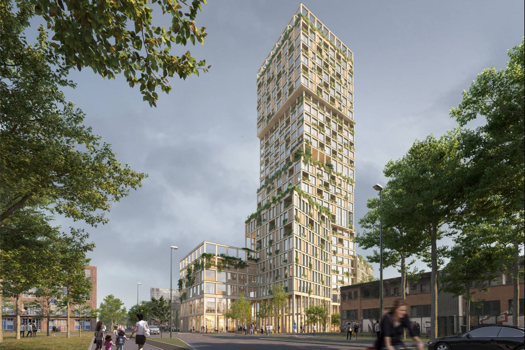 Százméteres fafelhőkarcolót terveznek Berlin közepére
