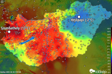 Budapesten, Szombathelyen verőfényes napsütés, Borsodban még kemény tél van