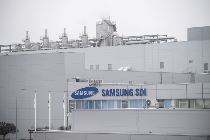 A gödi Samsung SDI gyár 2020. január 28-án – Fotó: Mónus Márton / MTI