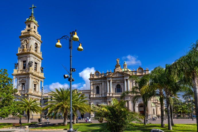 A pompeji Rózsafüzér Királynője kegytemplom, amit Longo alapított – Fotó: Shutterstock