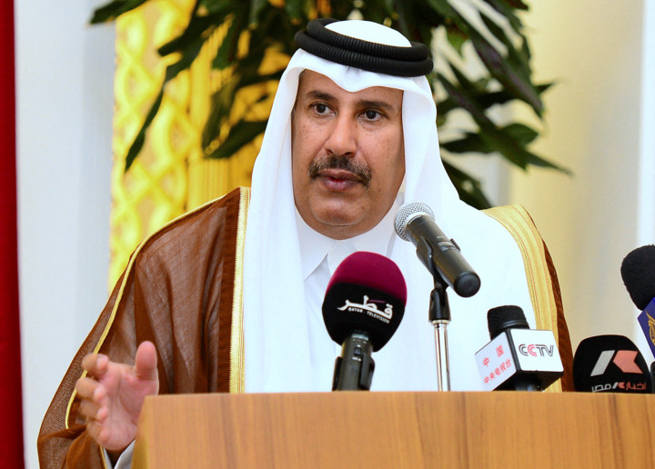 Hamad bin Jassim bin Jaber Al Thani 2013-ban – Fotó: STR / AFP
