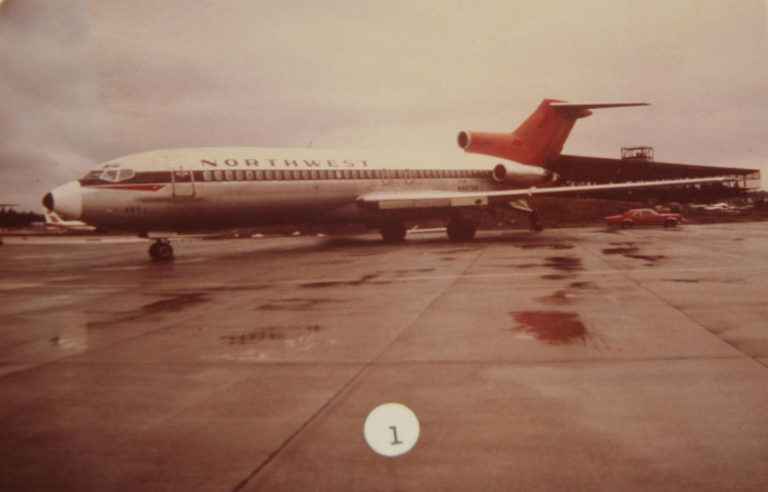 A Cooper által eltérített Boeing 727-es – Fotó: FBI