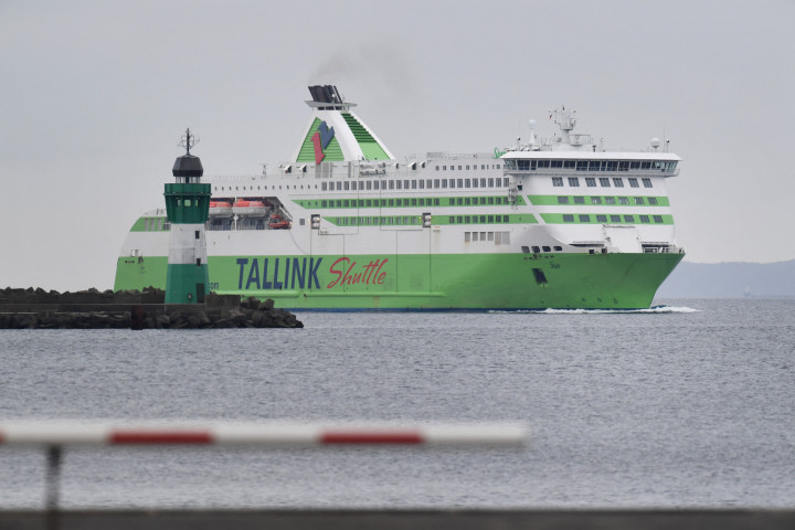A Tallink kompja, az észt hajózási vállalat tavaly új útvonalakat indított Németország és Nyugat-Európa felé – Fotó: Stefan Sauer / dpa-Zentralbild / dpa Picture-Alliance