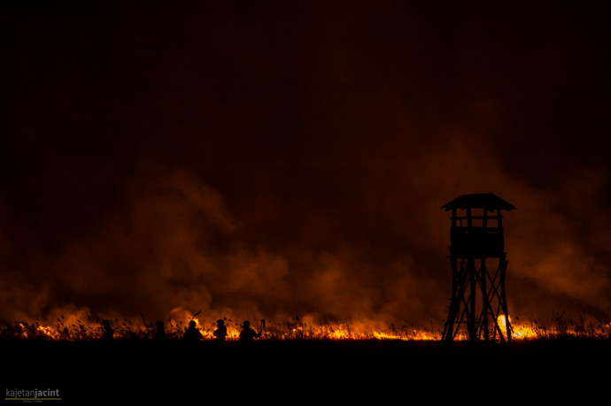 Óriási lángokkal ég a nád – Fotó: Kajetán Jácint / Kajetán Jácint Photography