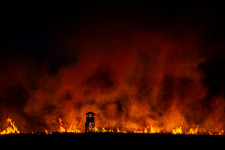 Húszméteres lángokkal égett, húsz kilométerről is látni lehetett a nádast pusztító fonyódi tüzet