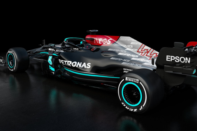 Egy korszakváltás látszik az F1-címvédő Mercedes új festésén