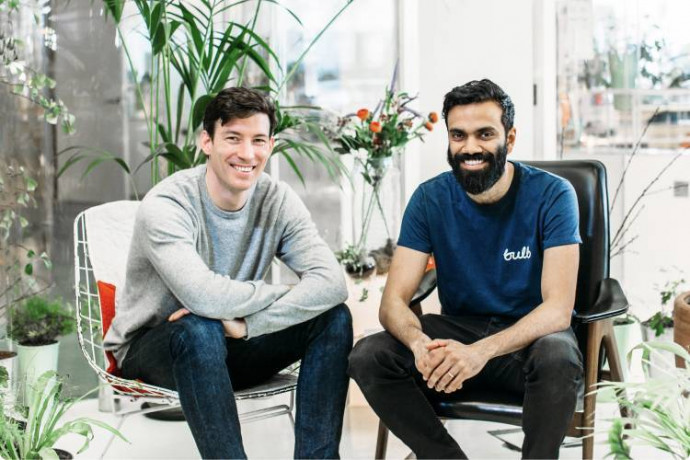 Hayden Wood (balra) és Amit Gudka, a Bulb alapítói. Fotó: Bulb