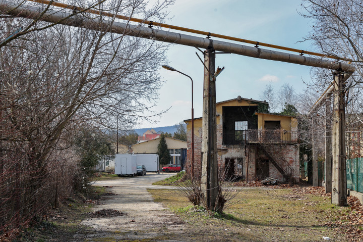 Az egykori textilgyár területe – Fotó: Huszti István / Telex
