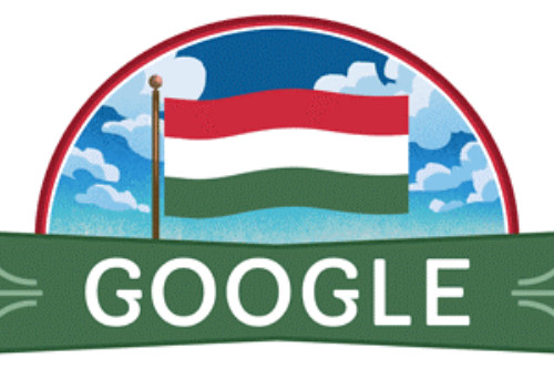 Magyar zászló lobog a Google oldalán