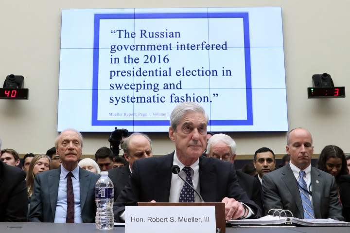 Robert Mueller a jelentéssel kapcsolatos bizottsági meghallgatása Washingtonban 2019 júliusában – Fotó: Jonathan Ernst / Pool / Getty Images