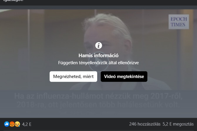 Elindult az álhírek megjelölése a magyar Facebookon, Gődény egyik posztja rögtön el is bukott