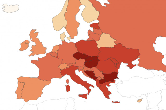 Európából csak Csehországban haltak meg többen lakosságarányosan az elmúlt héten a járványban, mint Magyarországon