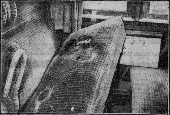 A tett helyszíne, a fülke, ahol Steinherzet megtalálták – Forrás: Magyarország, 1931. április 9. (38. évfolyam, 79. szám) / Arcanum Digitális Tudománytár