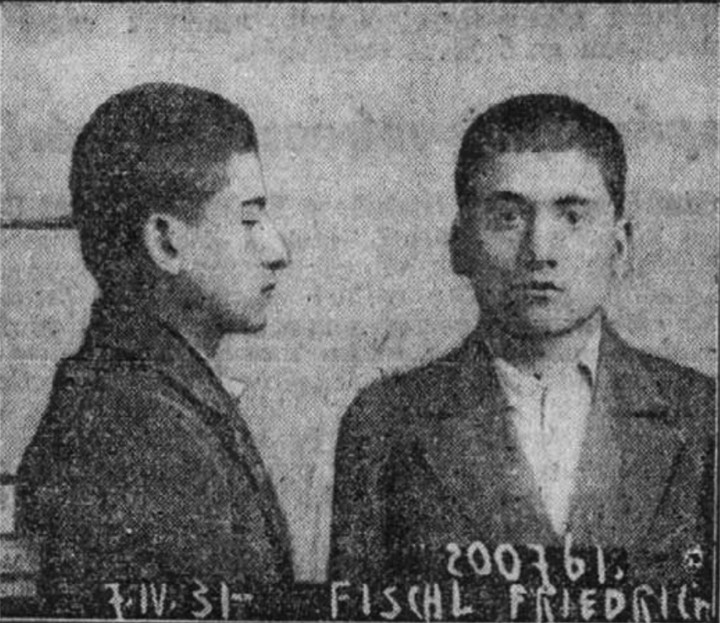 Fischl Frigyes a bécsi rendőrségen – Forrás: Pesti Napló, 1931. április 10. (82. évfolyam, 80. szám) / Arcanum Digitális Tudománytár
