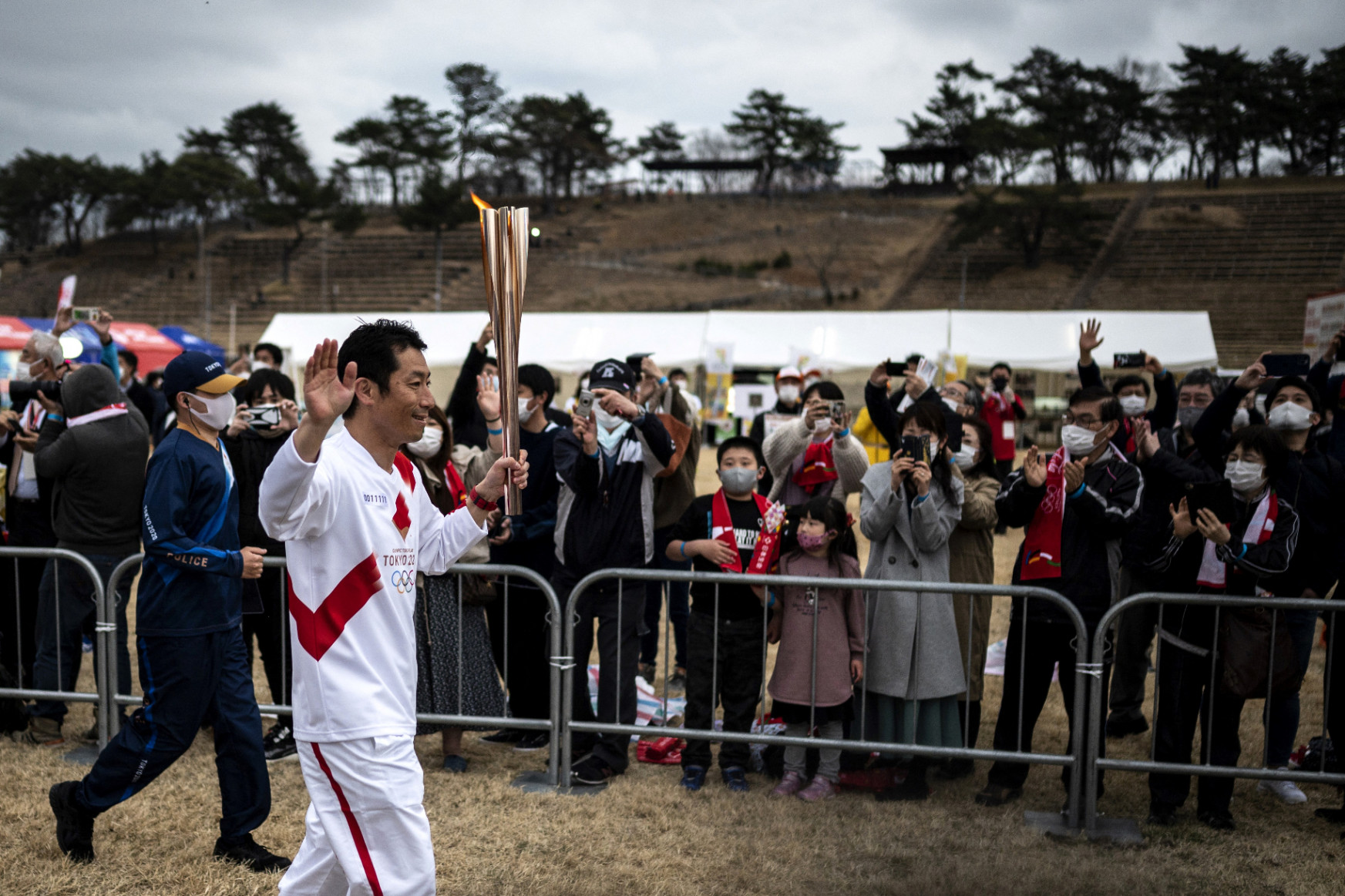 Elindult Fukusimából Tokió felé az olimpiai láng
