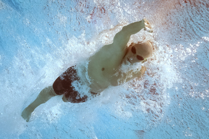 Cseh László a 2019-es világbajnokságon A szintet úszott 200 vegyesen – Fotó: François-Xavier Marit/AFP