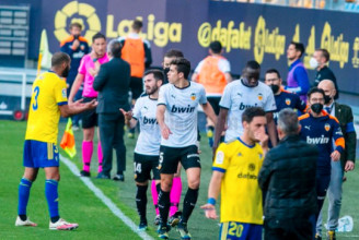 Rasszista kijelentés miatt állhatott le a Cadiz-Valencia meccs