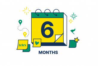The first six months of Telex in numbers