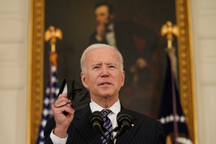 Joe Biden amerikai elnök – Fotó: Reuters/Kevin Lamarque