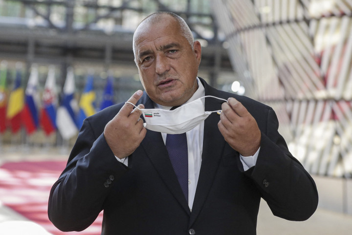 Bojko Boriszov 2020. július 18-án, Brüsszelben – Fotó: STEPHANIE LECOCQ / POOL / AFP