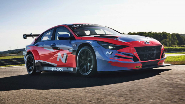 Hyundai Elantra N TCR – Michelisz Norbert ezzel versenyez 2021-ben a WTCR-ben – Fotó: Hyundai Motorsport