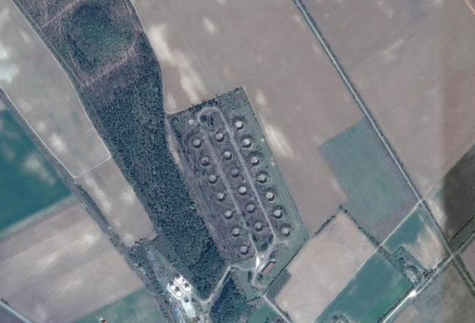 Az önkormányzat korábban légi felvételt készíttetett, fentről nézve is sajátos képet nyújt a terület – Fotó: Tarjánpuszta Község Önkormányzata