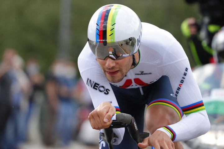 Filippo Ganna a Giro d'Italia első szakaszánFotó: Luca Bettini/AFP