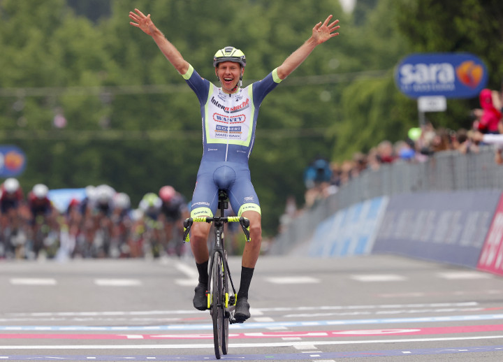 Taco van der Hoorn nyerte szökésből a Giro d'Italia 3. szakaszátFotó: Luca Bettini/AFP