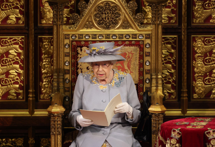Ii. Erzsébet beszédet mond a Lordok Házában – Fotó: CHRIS JACKSON / POOL / AFP