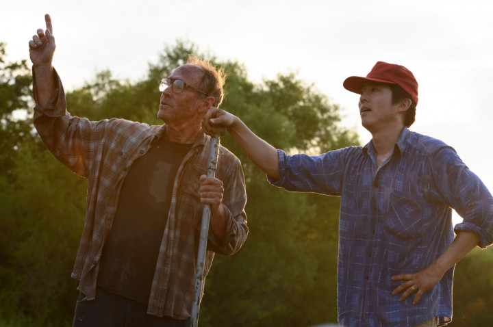 Will Patton és Steven Yeun a Minari – A családom története című filmből – Kép: Pathé Films